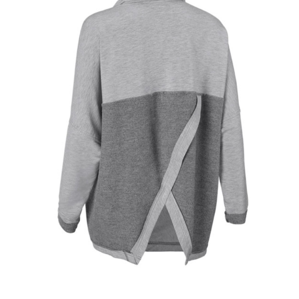 Cabi ATC cowl #3996 gray sweatshirt